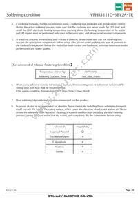 VFHR1111C-3BY2A-TR Datasheet Page 9