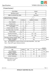 VFHR1112H-3BY2A-TR Datasheet Page 3
