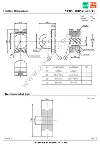 VFHV1104P-4C62B-TR Datasheet Page 2