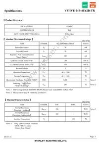 VFHV1104P-4C62B-TR Datasheet Page 3