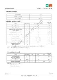 VFHV1112H-3BZ2B-TR Datasheet Page 3