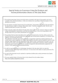 VFHY1111C-3BX2D-TR Datasheet Page 21