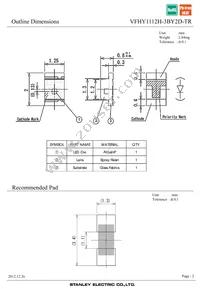 VFHY1112H-3BY2D-TR Datasheet Page 2