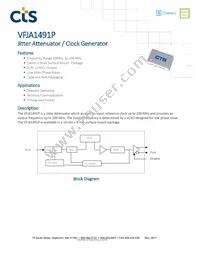 VFJA1491P-156.250M-25.000M Datasheet Cover