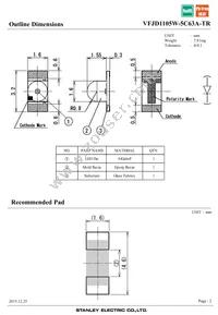 VFJD1105W-5C63A-TR Datasheet Page 2