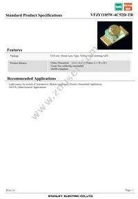 VFJY1105W-4C92D-TR Datasheet Cover