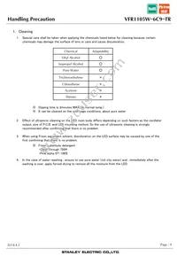 VFR1105W-6C9-TR Datasheet Page 9