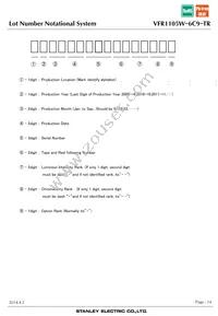 VFR1105W-6C9-TR Datasheet Page 14