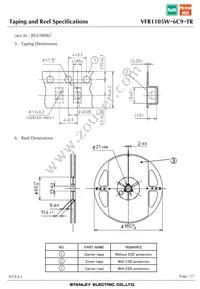 VFR1105W-6C9-TR Datasheet Page 17