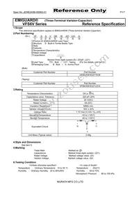 VFS6VD81E221T51B Datasheet Cover