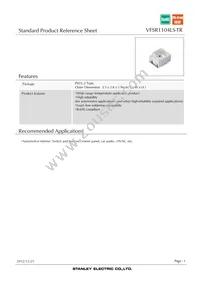 VFSR1104LS-TR Datasheet Cover