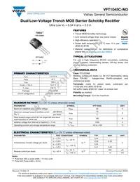 VFT1045C-M3/4W Datasheet Cover