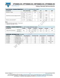 VFT2060G-E3/4W Datasheet Page 2