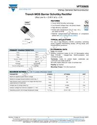 VFT2080S-M3/4W Datasheet Cover