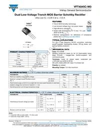 VFT4045C-M3/4W Datasheet Cover