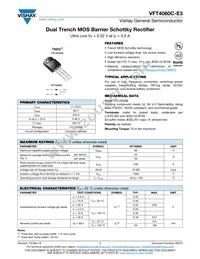VFT4060C-E3/4W Datasheet Cover