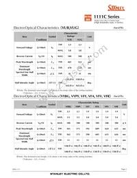 VFY1111C-4BY3D-TR Datasheet Page 4