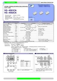 VG-4502CA 122.8800M-GHCT3 Datasheet Cover