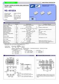 VG-4512CA 153.6000M-GGCT3 Datasheet Cover