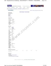 VHD2400BHG Datasheet Cover