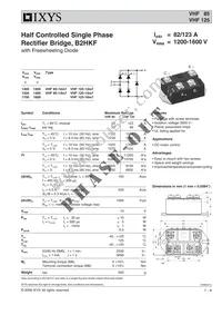 VHF125-14IO7 Datasheet Cover