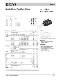 VHF25-08IO7 Datasheet Cover