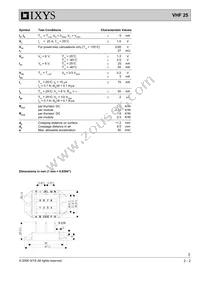VHF25-08IO7 Datasheet Page 2