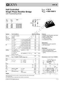VHF28-16IO5 Datasheet Cover