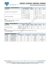 VI20202C-M3/4W Datasheet Page 2