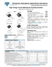 VI30120S-E3/4W Datasheet Cover