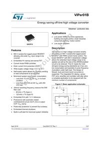 VIPER013BLSTR Datasheet Cover