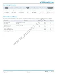 VIT270H3U600C002 Datasheet Page 4