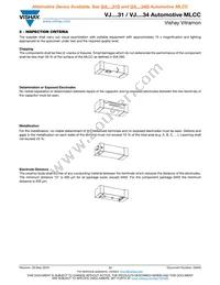 VJ0805H223KEBAE34 Datasheet Page 17