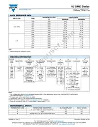 VJ1812Y222KEFAT4X Datasheet Page 2