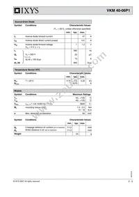 VKM40-06P1 Datasheet Page 2