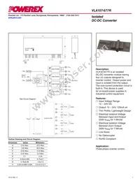 VLA107-677R Datasheet Cover