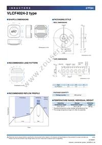 VLCF4024T-1R6N2R1-2 Datasheet Page 4