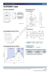 VLCF5020T-2R7N2R2-1 Datasheet Page 3