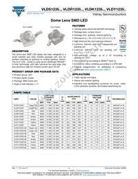 VLDR1235R Datasheet Cover