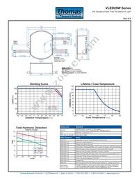 VLED25W-025-C1050-D Datasheet Page 2