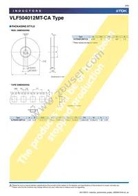 VLF504012MT-220M-CA Datasheet Page 9