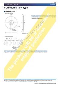 VLF504015MT-150M-CA Datasheet Page 9