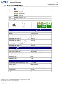 VLM10555T-2R5M8R0-2 Datasheet Cover