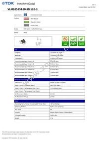 VLM10555T-R45M110-3 Datasheet Cover