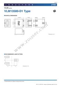 VLM13580T-3R3M-D1 Datasheet Page 13