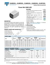 VLMK233U1AA-GS08 Datasheet Cover