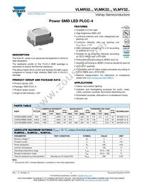 VLMK32ABBB-GS08 Datasheet Cover