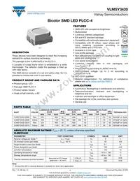 VLMSY3420-GS18 Datasheet Cover