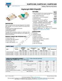 VLMTG1400-GS08 Datasheet Cover