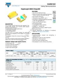 VLMW1301-GS08 Datasheet Cover